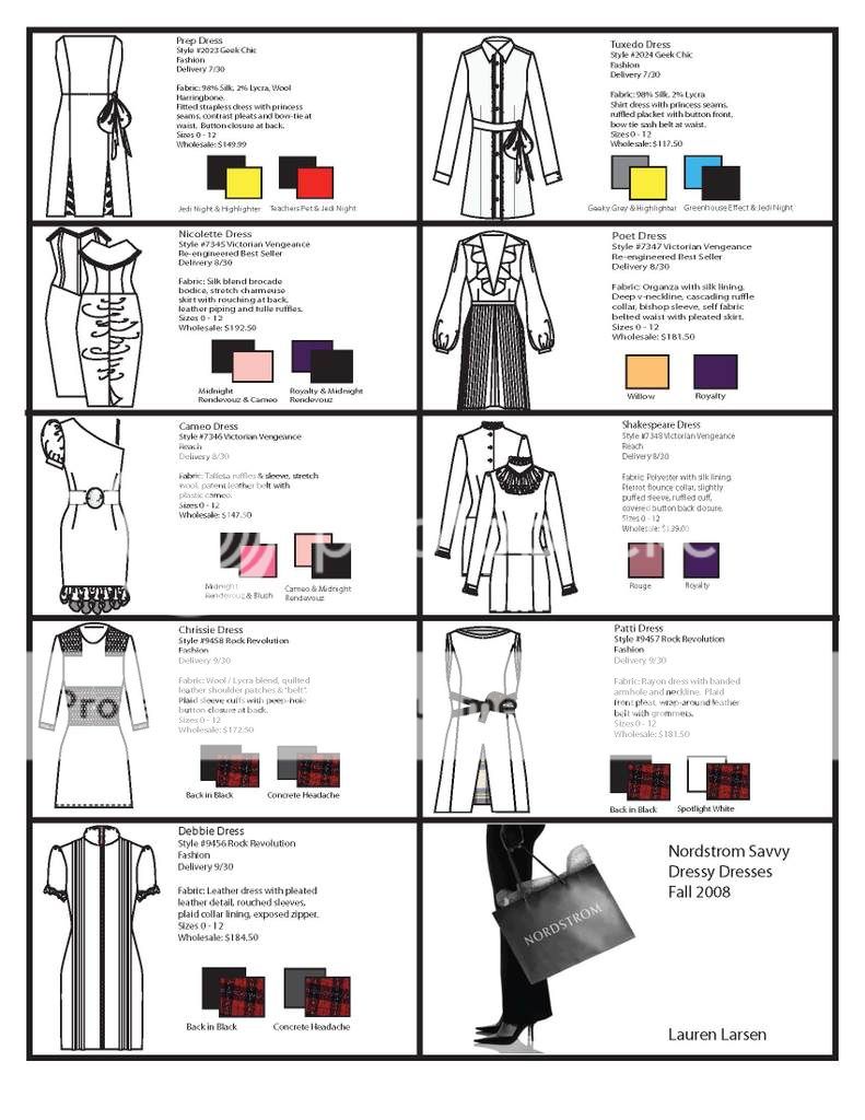 Sample Line Sheet Photo by laurenelarsen Photobucket